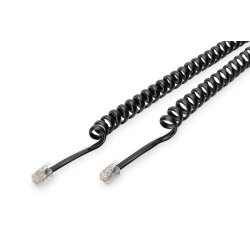 DIGITUS Cordon téléphonique fiche mâle RJ10-mâle RJ10