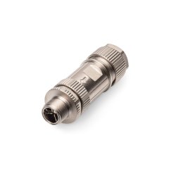 Digitus CAT 6A, field assembly, straight, M12 plug, X-coded, IP67