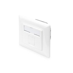 DIGITUS Unterputzdose Kat. 6A, Klasse EA, 1x RJ45, reinweiß