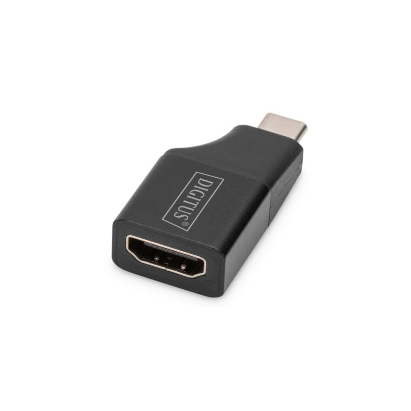 DIGITUS Adaptateur USB 4K, USB-C mâle - HDMI A/B femelle