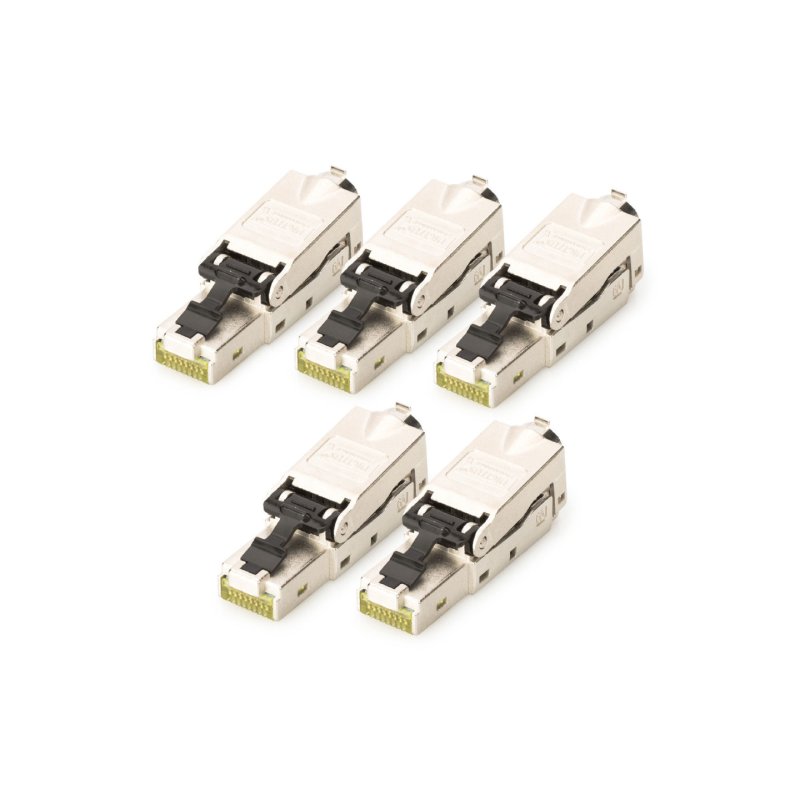Digitus Connecteur blindé RJ45 pour assemblage sur site - 5 pièces