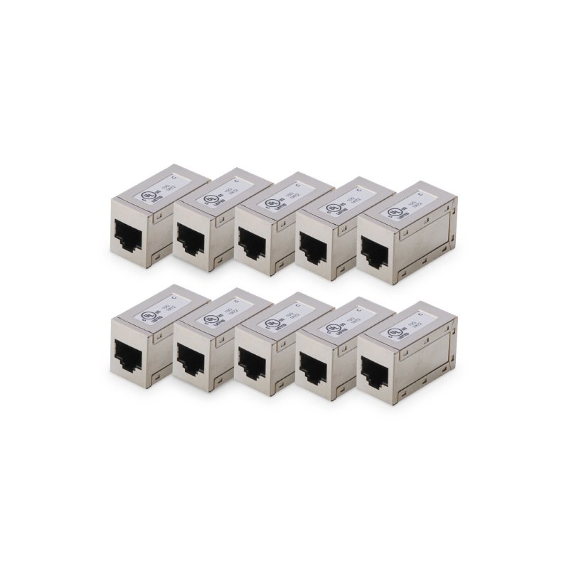 DIGITUS Adaptateur modulaire cat. 6, blindé, pack de 10