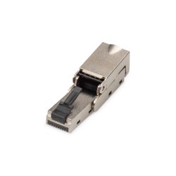 Digitus CAT 6A Field Termination Plug bendable , STP with dust cap, bend relief