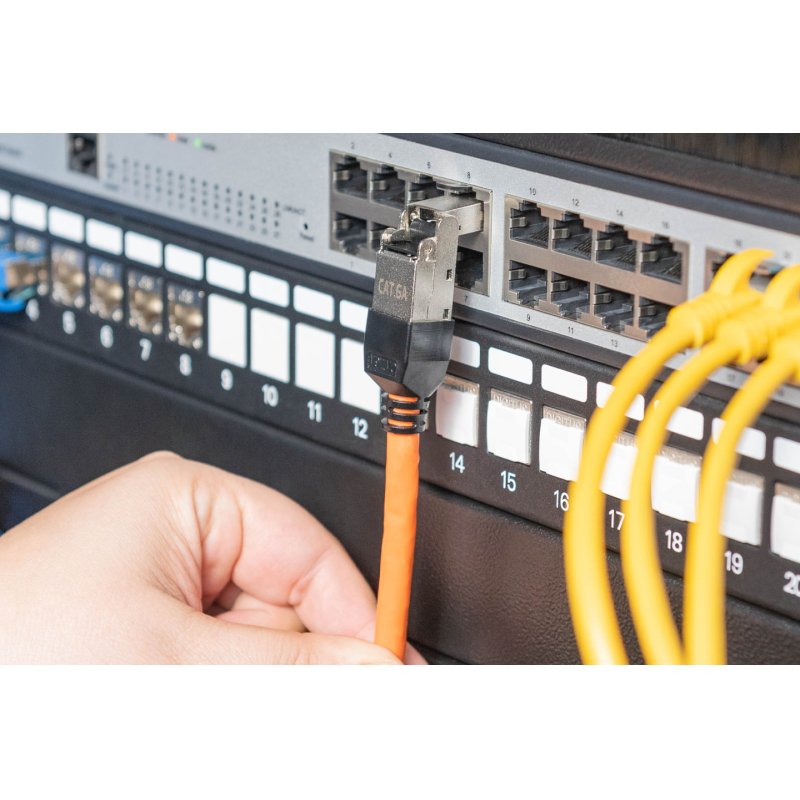 DIGITUS Connecteur, cat. 6A, blindé, articulé