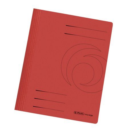 Herlitz 11034295 fichier Carton Rouge A4
