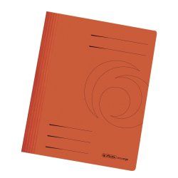 Herlitz 11037009 folder Cardboard Orange A4