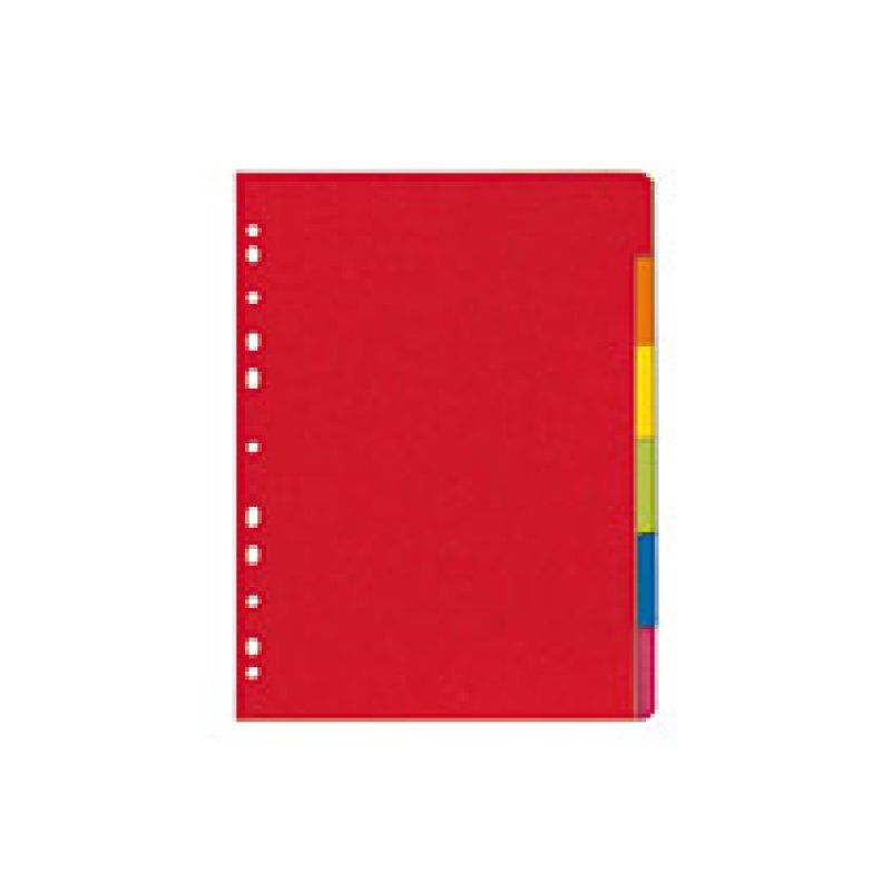 Herlitz 11078078 intercalaire Multicolore 6 pièce(s)
