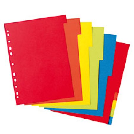 Herlitz 11078086 intercalaire Carton Multicolore 10 pièce(s)