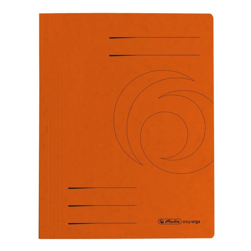 Herlitz 11094687 folder Cardboard Orange A4