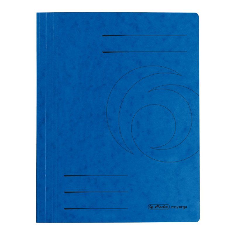 Herlitz 11094703 fichier Carton Bleu A4