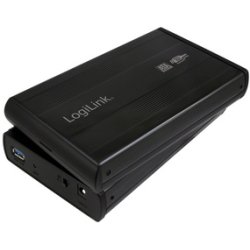 LogiLink Boîtier pour disque dur SATA 3,5", USB 3.0, argent