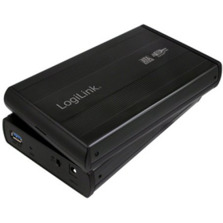 LogiLink Boîtier pour disque dur SATA 3,5", USB 3.0, argent