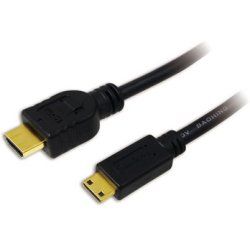 LogiLink CH0021 HDMI cable 1 m HDMI Type A (Standard) HDMI Type C (Mini) Black