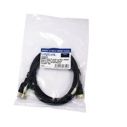 LogiLink CH0023 HDMI cable 2 m HDMI Type A (Standard) HDMI Type C (Mini) Black