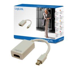 LogiLink Adaptateur HDMI femelle - mini DisplayPort mâle