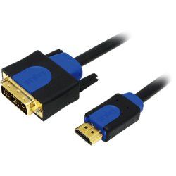 LogiLink Câble HDMI High Speed, HDMI - DVI-D, 3 m