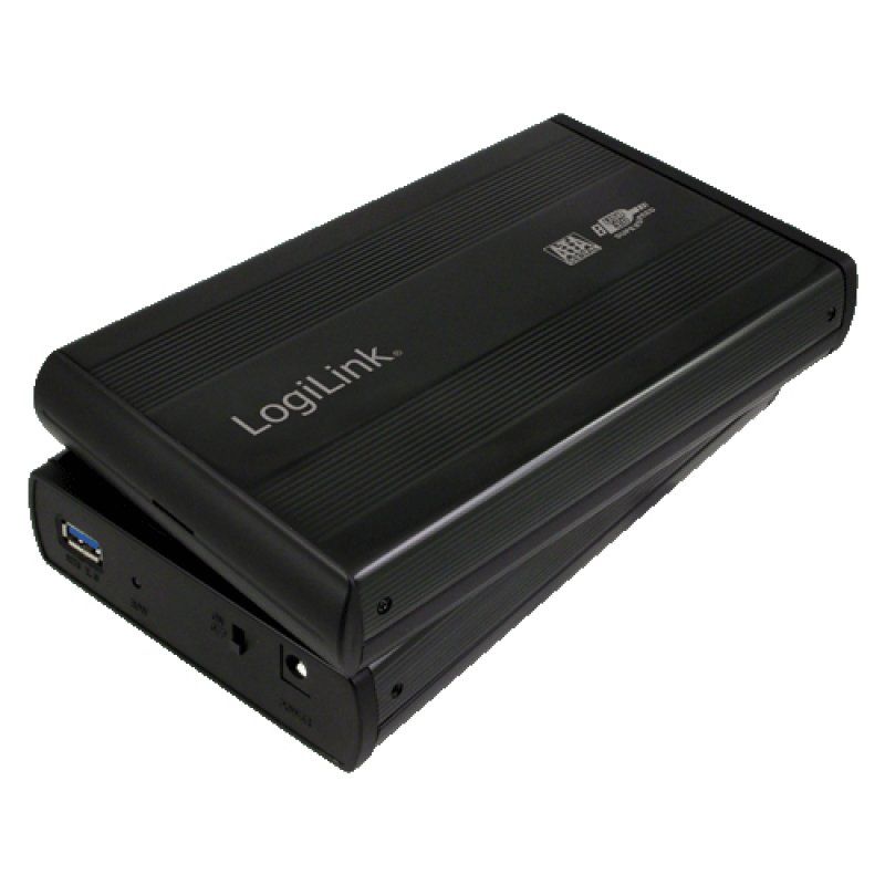 LogiLink Boîtier pour disque dur SATA 3,5", USB 3.0, noir