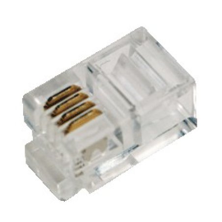 LogiLink Connecteur RJ10 pour câble plat, non blindé