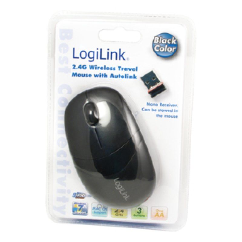 LogiLink ID0069 mouse Office RF Wireless Optical 1000 DPI