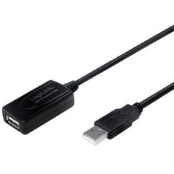 LogiLink Rallonge USB 2.0, 20 m
