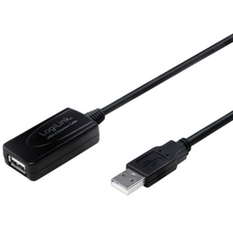 LogiLink Rallonge USB 2.0, 20 m