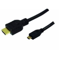 LogiLink Câble HDMI, A mâle - micro D mâle, 2 m