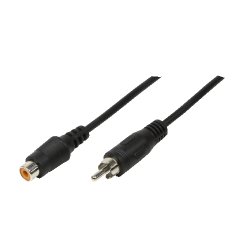 LogiLink Câble audio, RCA mâle - RCA femelle, 10 m