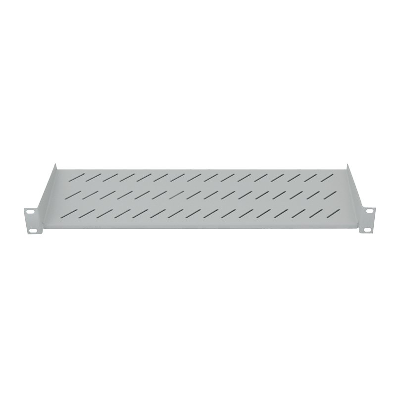 LogiLink Etagère 19", 2 U, montage fixe, (P)250 mm, gris