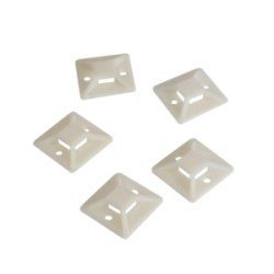 LogiLink KAB0044 support d'attache-câble Beige Synthétique ABS 50 pièce(s)