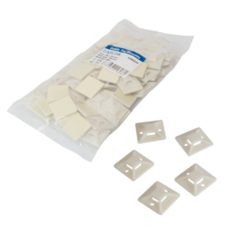 LogiLink KAB0044 cable tie mount Beige ABS synthetics 50 pc(s)