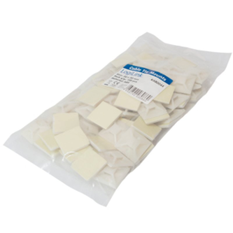 LogiLink KAB0044 cable tie mount Beige ABS synthetics 50 pc(s)