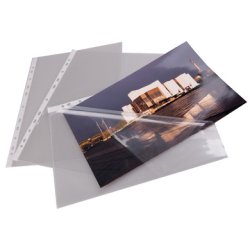 proOFFICE Pochette perforée, A4, film PP, transparent