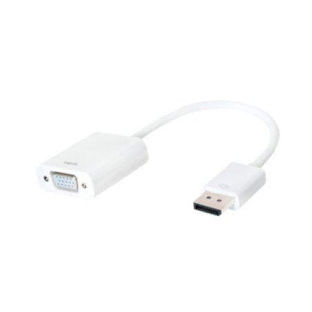 LogiLink CV0059B câble vidéo et adaptateur VGA (D-Sub) DisplayPort Blanc