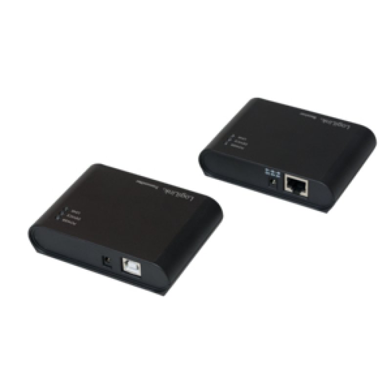 LogiLink Kit Extender USB 2.0, avec hub USB 4 ports