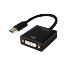 DIGITUS Adaptateur graphique USB 3.0 - DVI, noir