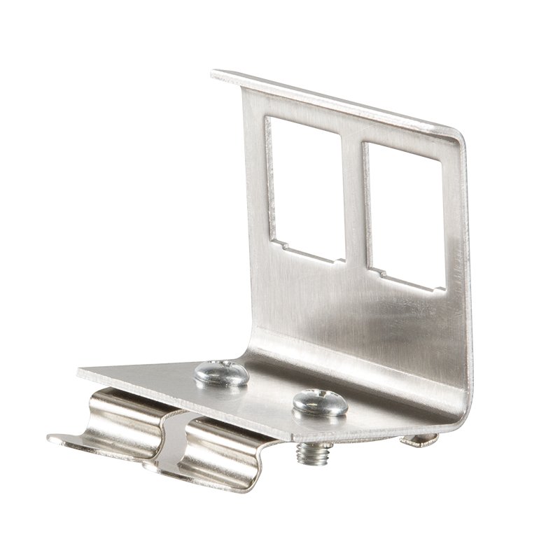 LogiLink Adaptateur rail DIN pour 2 modules Keystone, métal