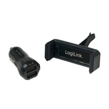 LogiLink PA0133 mobile device charger Smartphone, Tablet Black Cigar lighter Auto