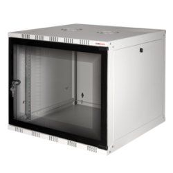 LogiLink W06A54G étagère 6U Rack monté sur le mur Noir