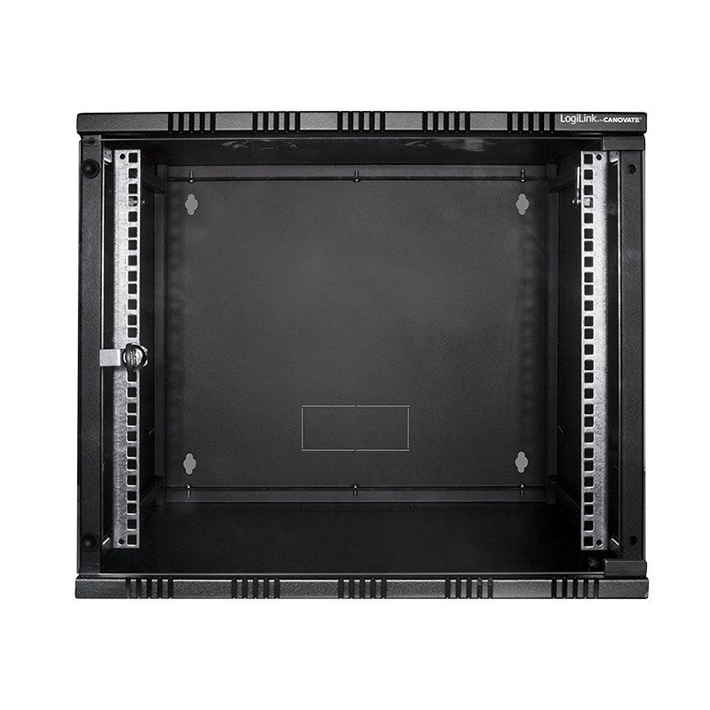LogiLink Coffret mural 19", démonté, 9 U, noir