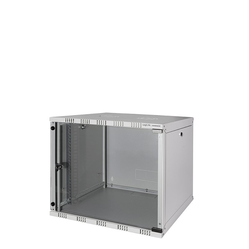 LogiLink W09A54G étagère 9U Rack monté sur le mur Gris