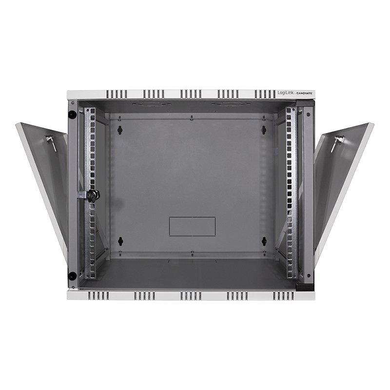LogiLink W09A54G rack cabinet 9U Wall mounted rack Grey