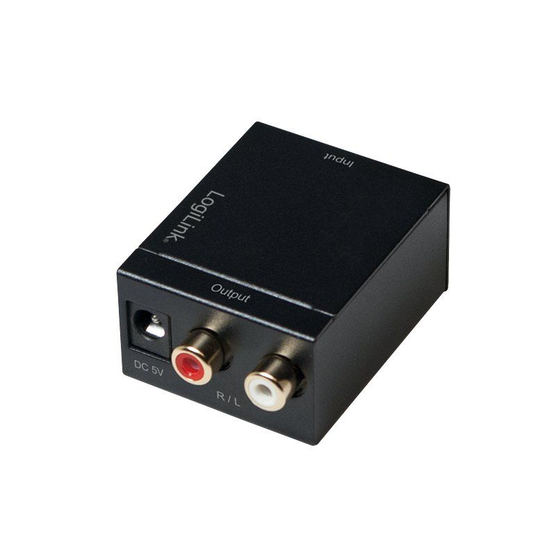 LogiLink CA0100 convertisseur audio Noir