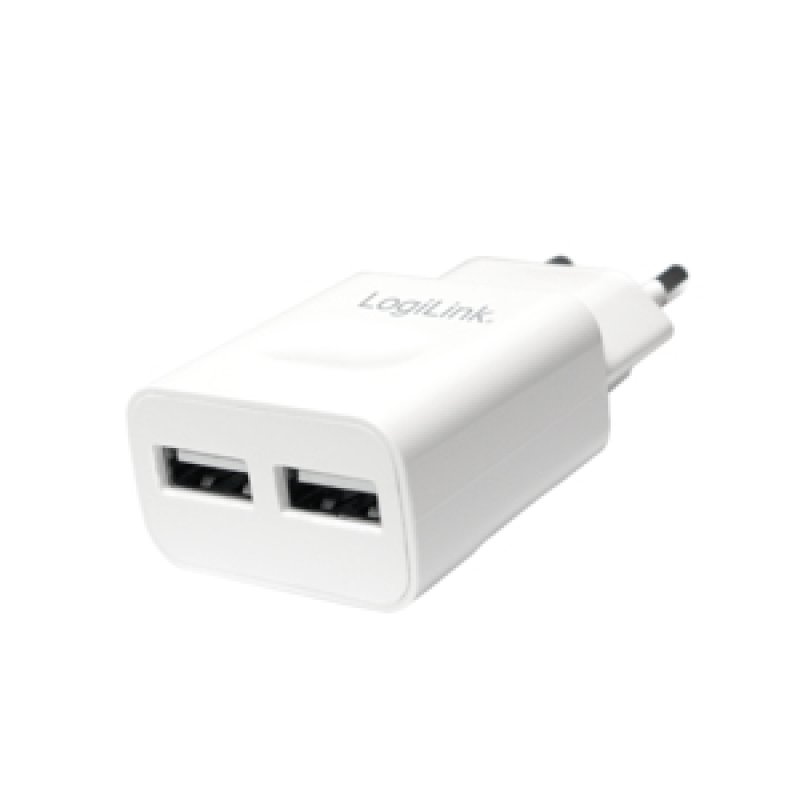 LogiLink PA0137 mobile device charger Smartphone, Tablet White AC, Cigar lighter Auto, Indoor