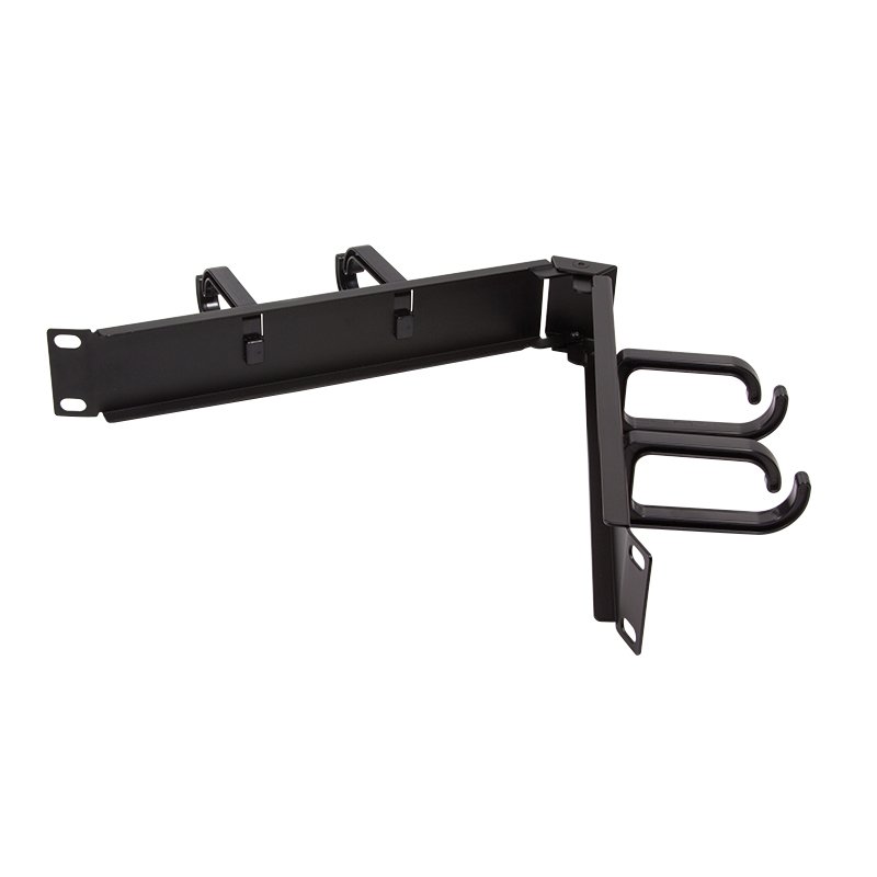 LogiLink OR103B chemin de câble Support de câbles courbes Noir