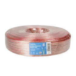 LogiLink Câble pour haut-parleurs, 2 x 2,5 mm2, 50 m
