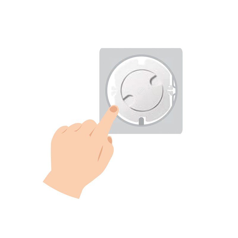 LogiLink EC3002 socket safety cover White 10 pc(s)