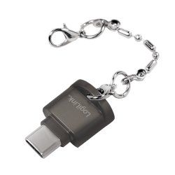 LogiLink Lecteur de cartes USB 2.0, porte-clé, noir