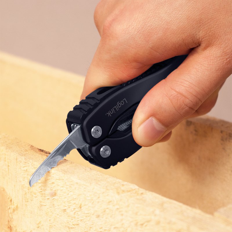 LogiLink WZ0044 pince multi-outils Format de poche 11 outils Noir, Argent