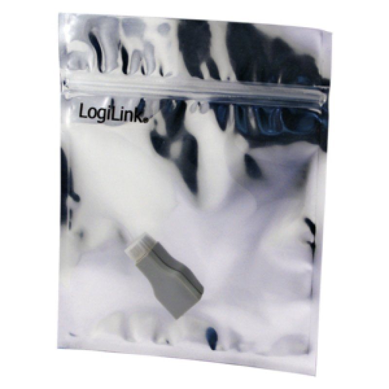LogiLink CV0110 changeur de genre de câble Mini Displayport DisplayPort Gris