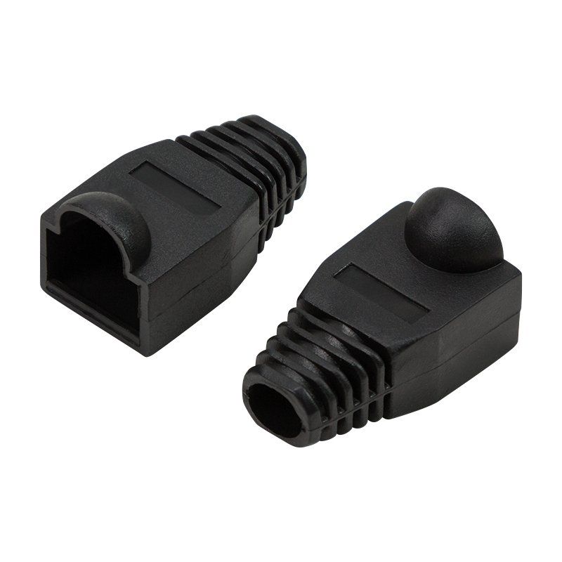 LogiLink Manchon de protection pour connecteur RJ45, noir